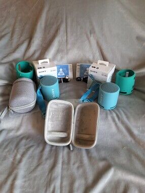 Sony SRS-XB13 Wireless/Bluetooth Speakers Bundle-Like New with OG Packaging!